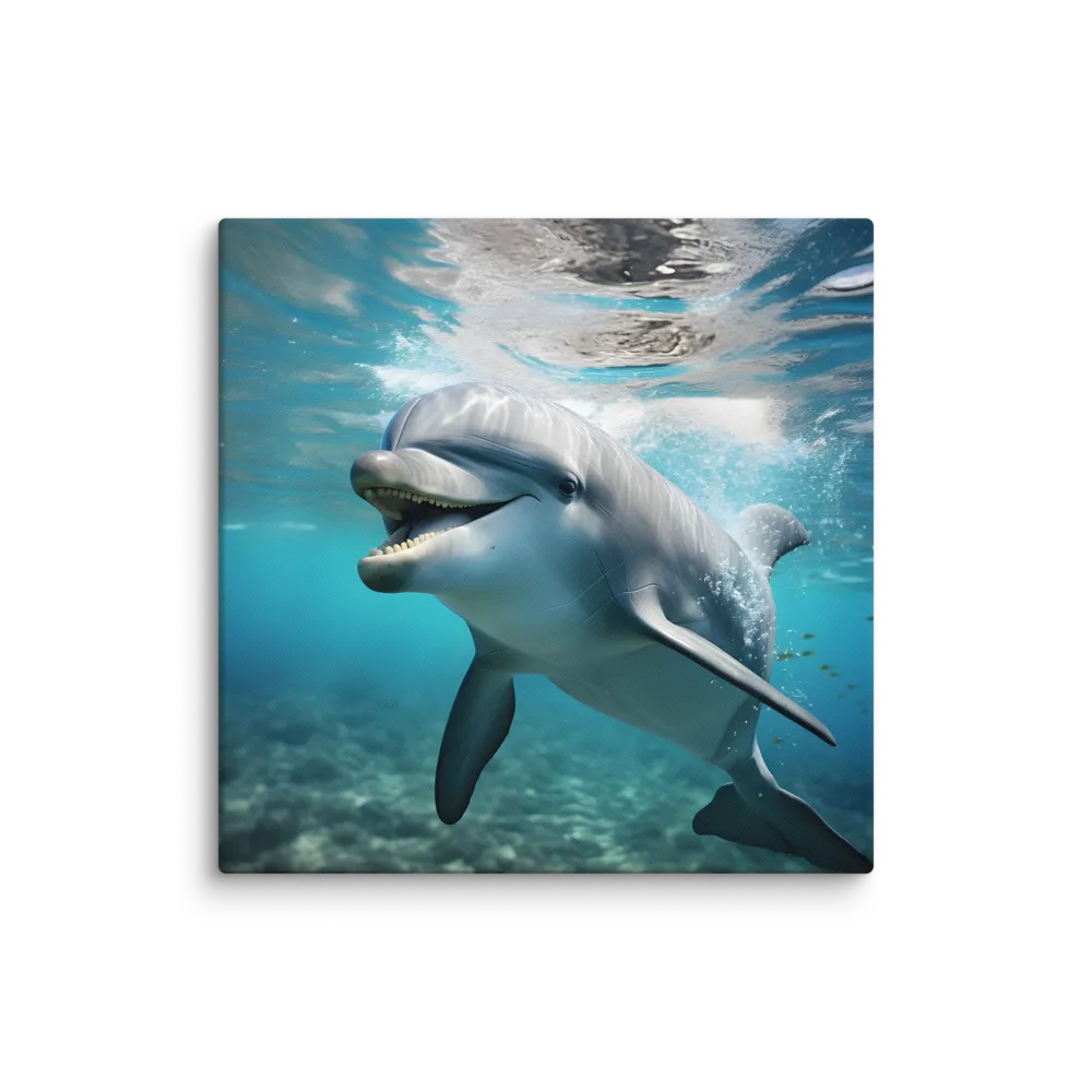 Joyful Marine Grace | Canvas | 32″×32″