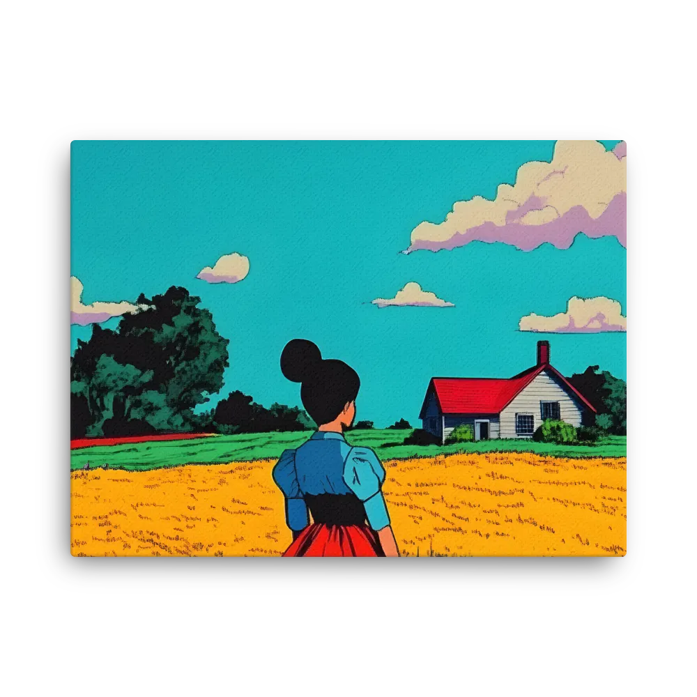 Whispers of a Sunlit Meadow | Thin Canvas | 18″×24″