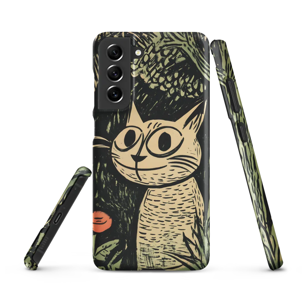Whimsical Cat in the Forest