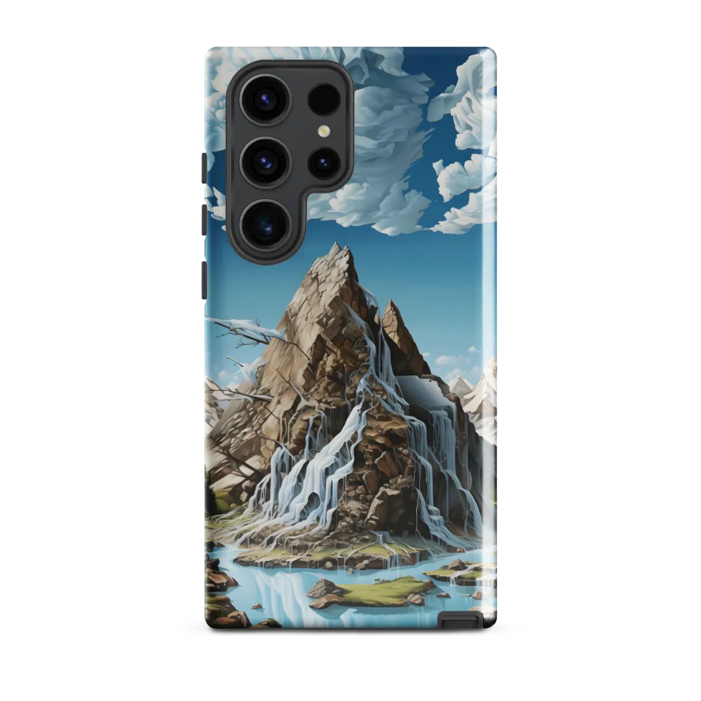 Majestic Cascade: A Mountain Masterpiece