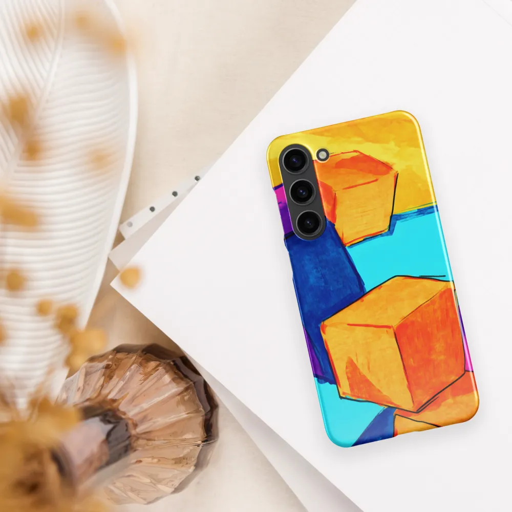 Playful Cubes in Vibrant Harmony
