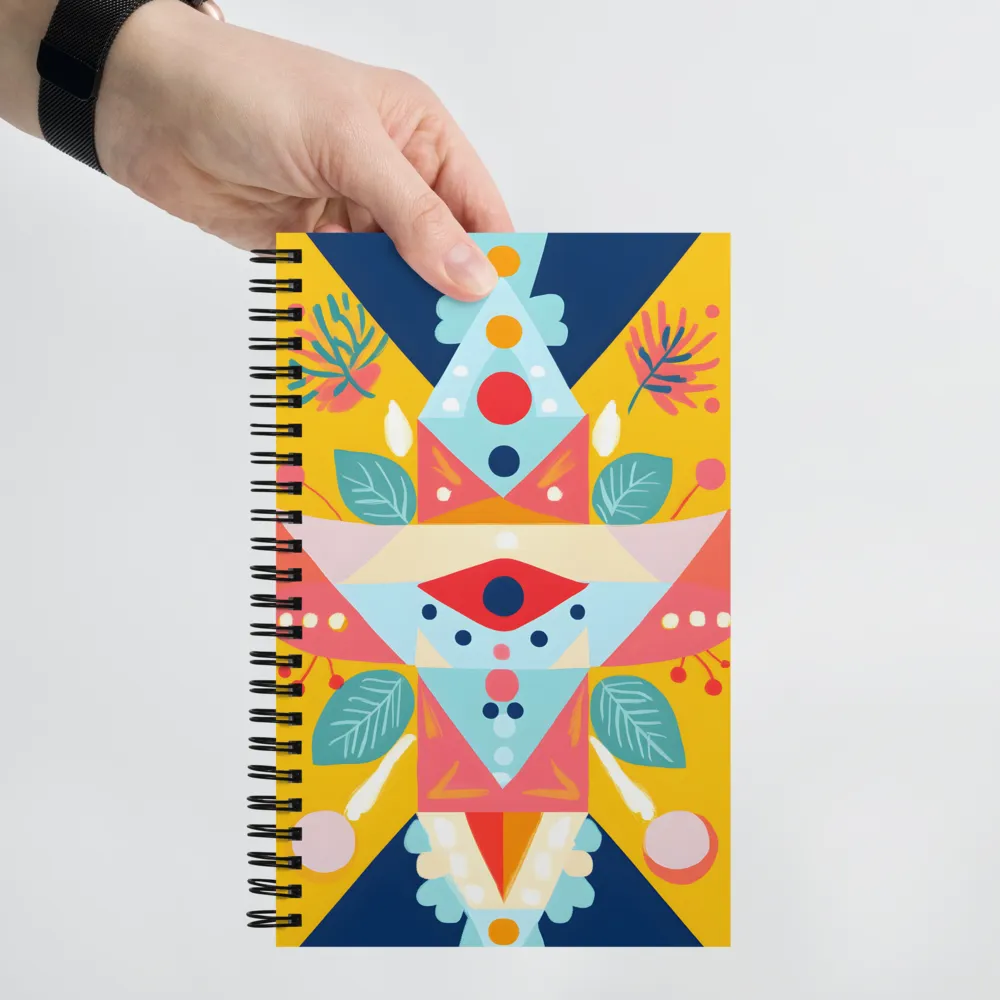 Symphony of Shapes | Spiral Notebook