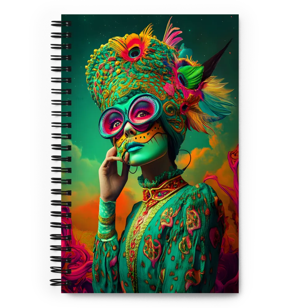 A Celebration of Color and Fantasy | Spiral Notebook