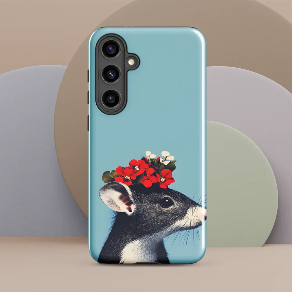 Whimsical Flora: A Mouse's Floral Crown