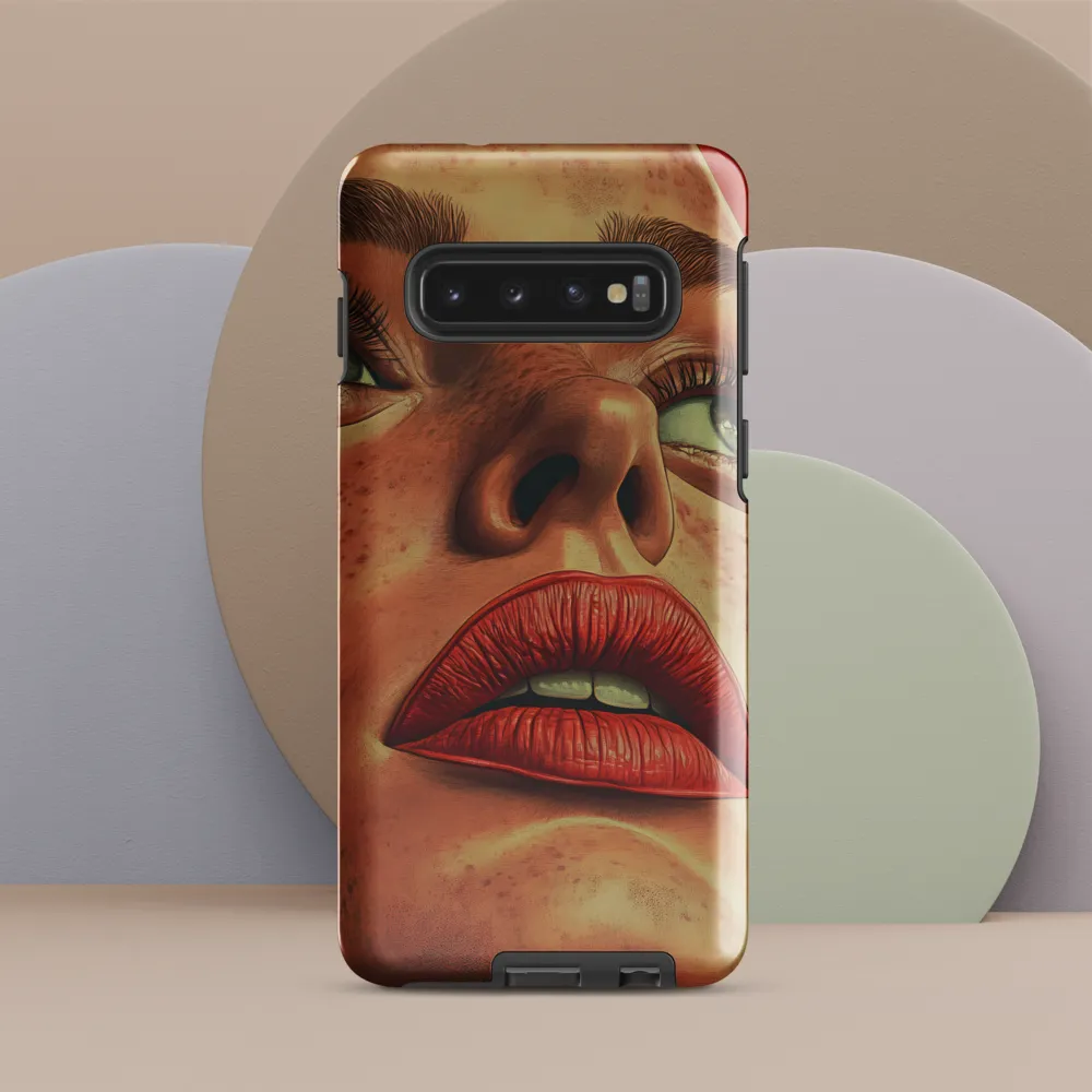 Red Intensity: A Portrait of Elegance