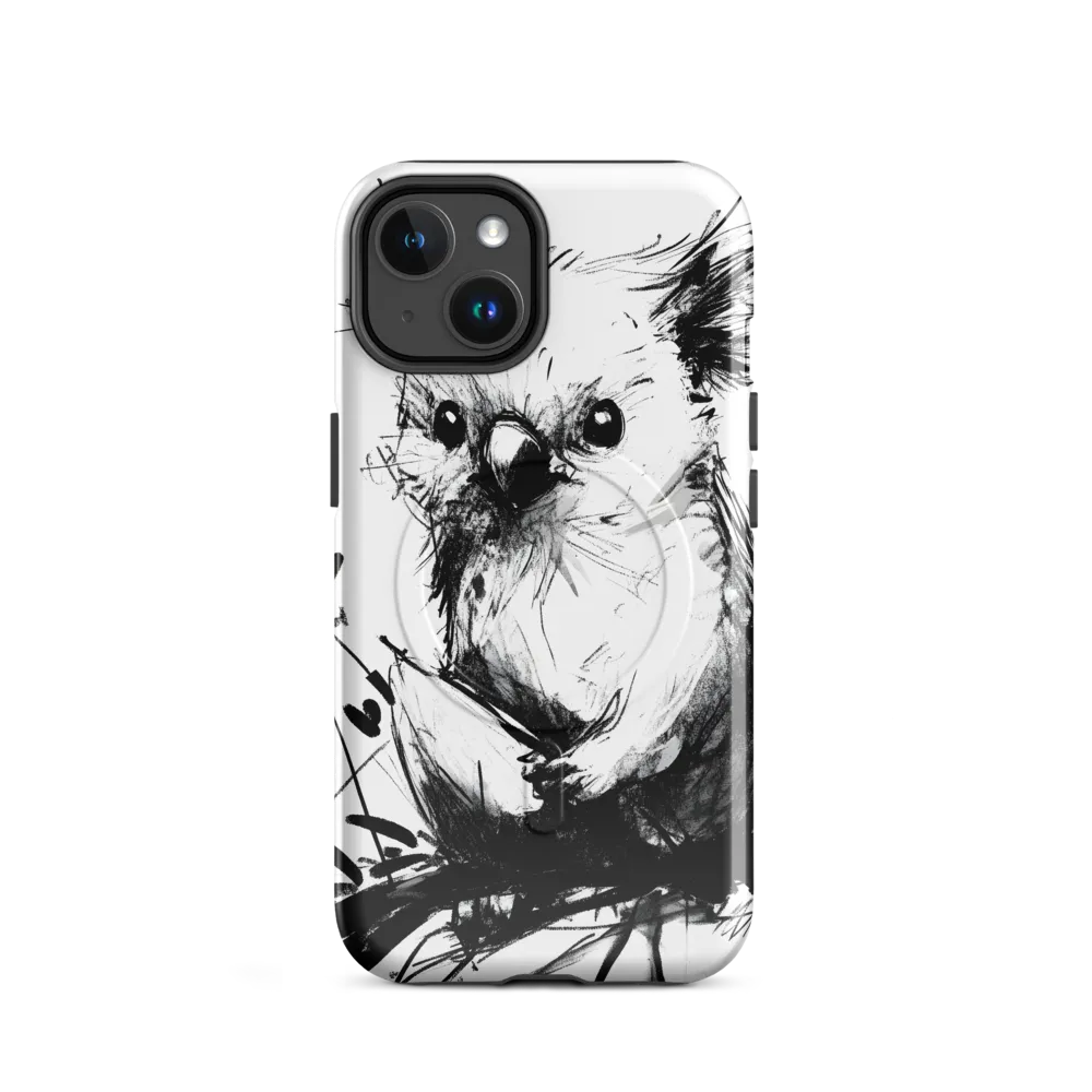 Whimsical Koala in Ink