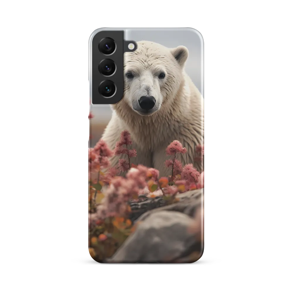 Curiosity Among Blooms: The Polar Bear