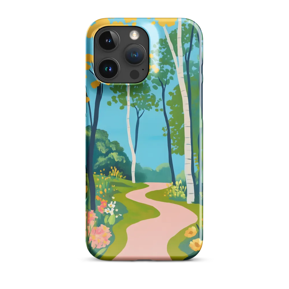 The Winding Path of Nature | Phone Case |  16 Pro Max | Snap Case | Glossy