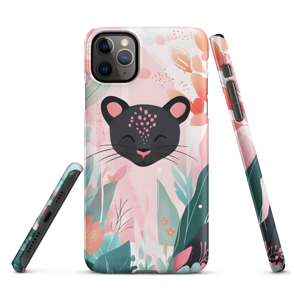Whimsical Panther in Bloom