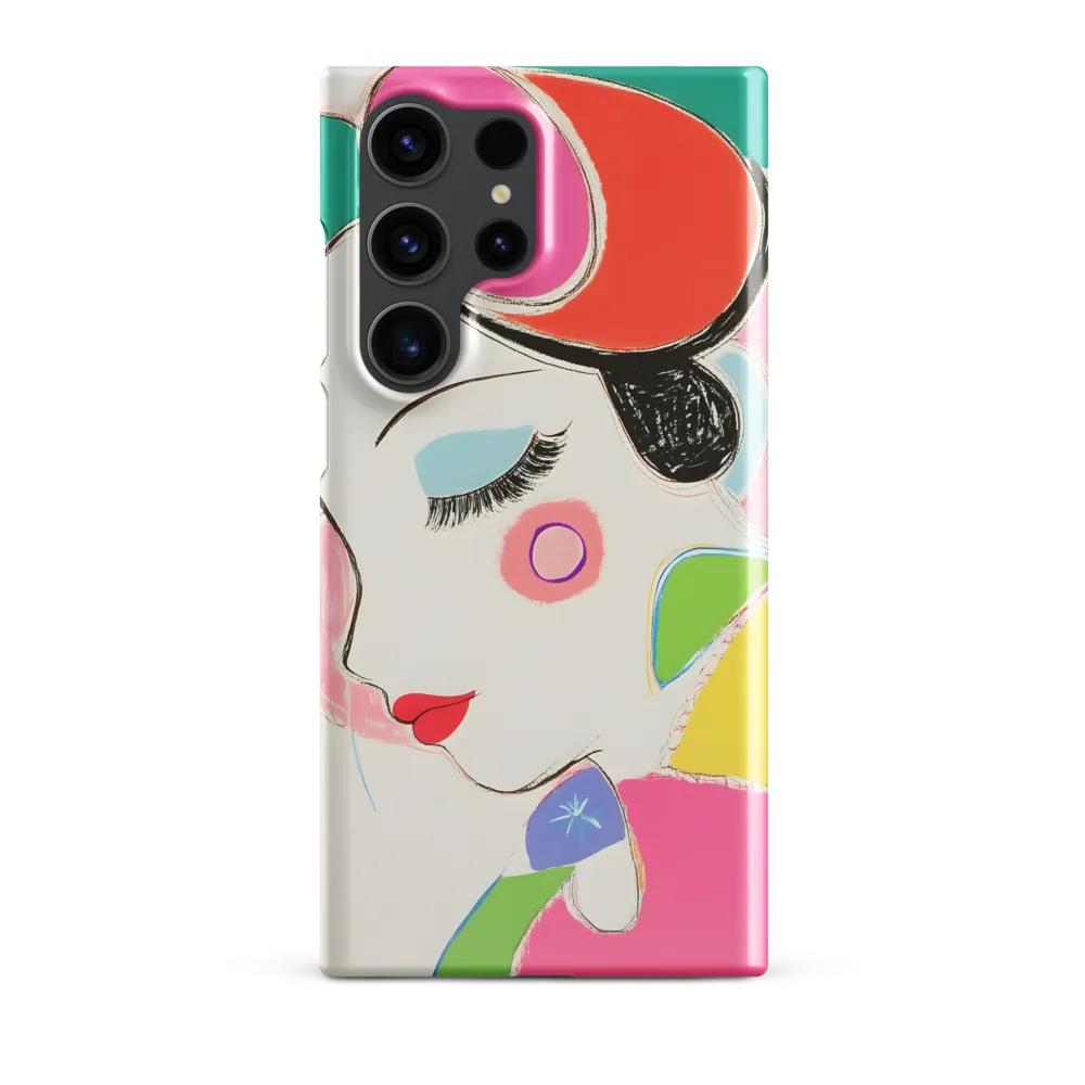 Whimsical Portrait in Colorful Abstraction