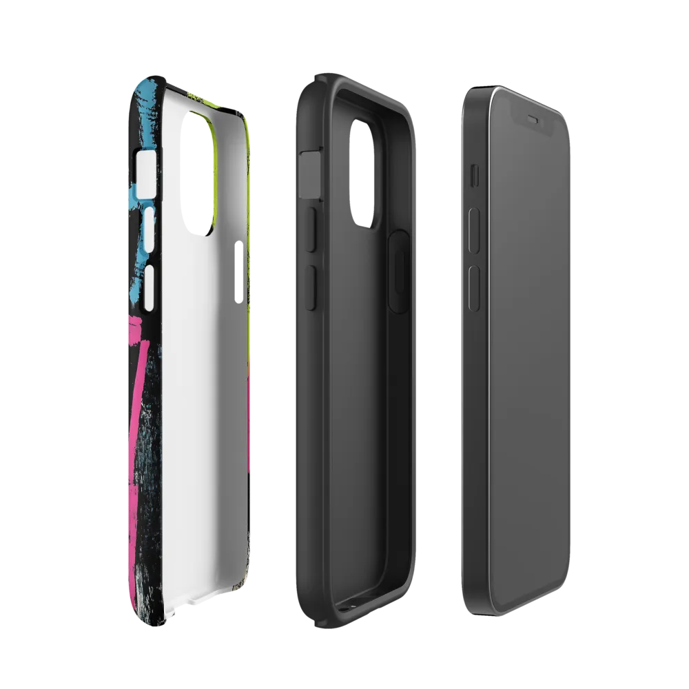 Dynamic Geometry | Phone Case |  12 mini | Tough Case | Matte