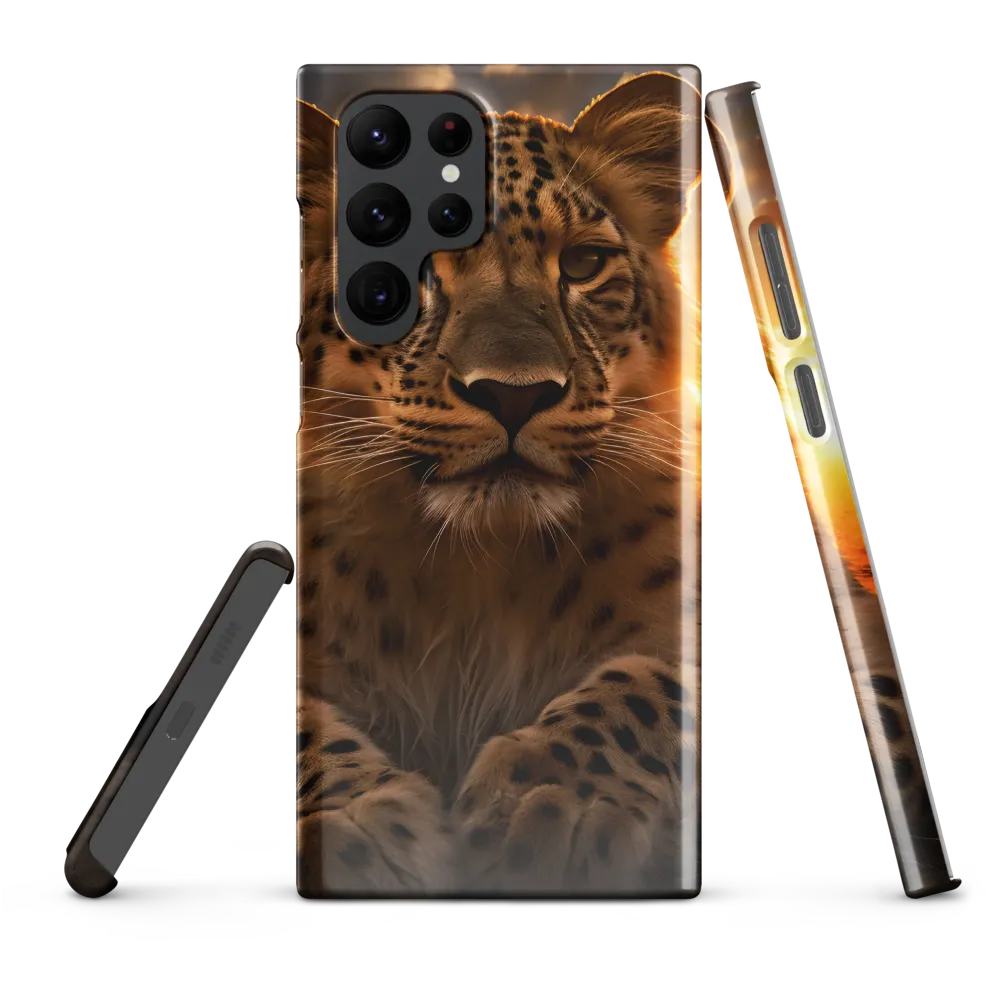 Regal Presence: The Leopard at Sunset