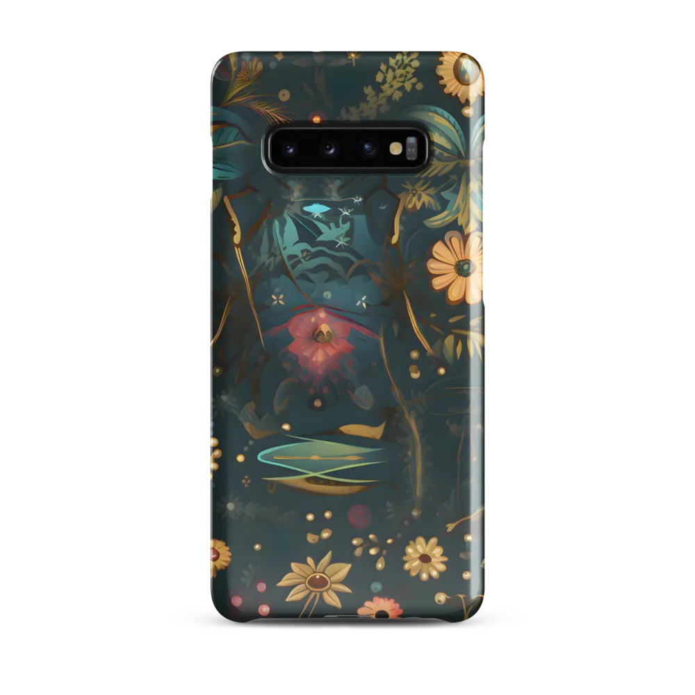 Whimsy in Flora: An Art Nouveau Journey | Phone Case |  S10 Plus | Snap Case | Glossy