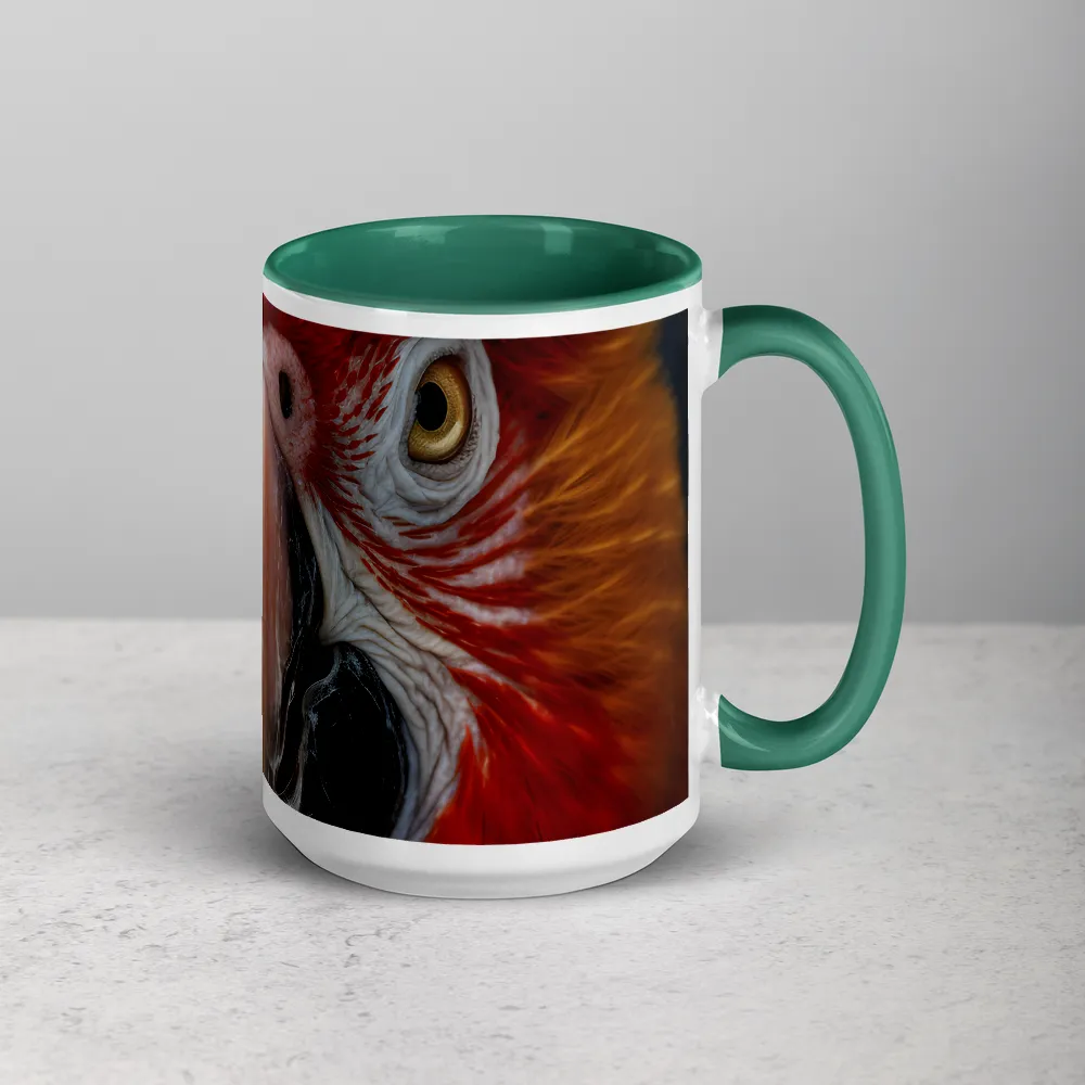 The Fiery Gaze of the Parrot