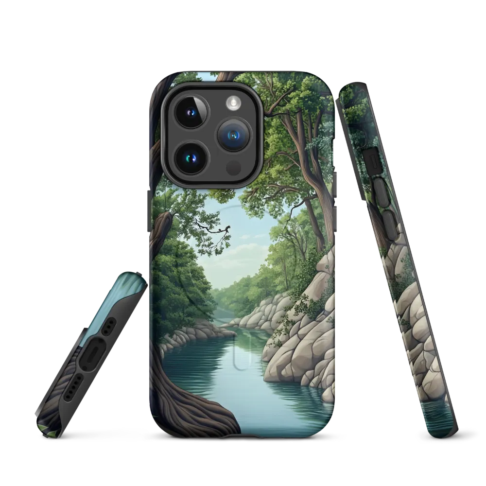 Tranquil Reflections: A Serene River Landscape