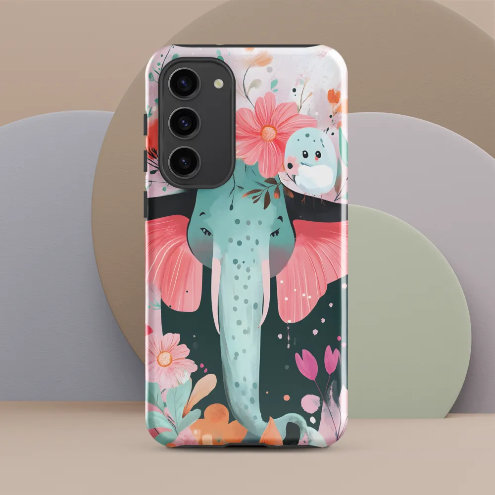Whimsical Elephant in Bloom