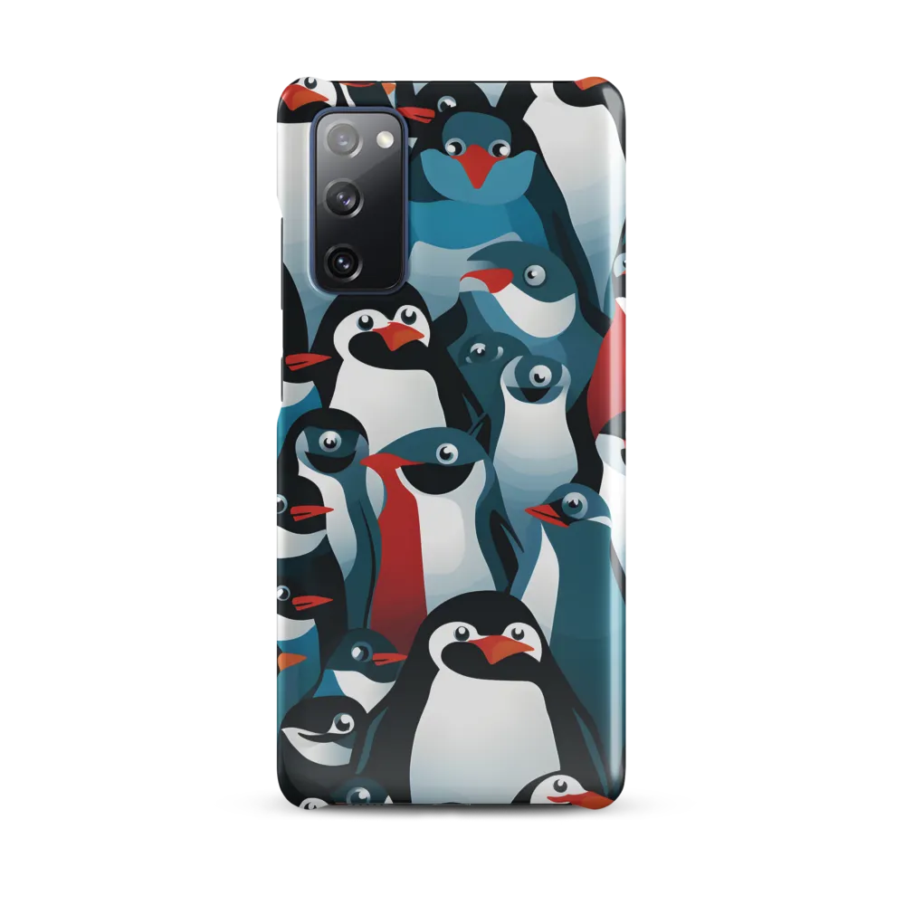 Penguin Parade | Phone Case |  S20 FE | Snap Case | Glossy