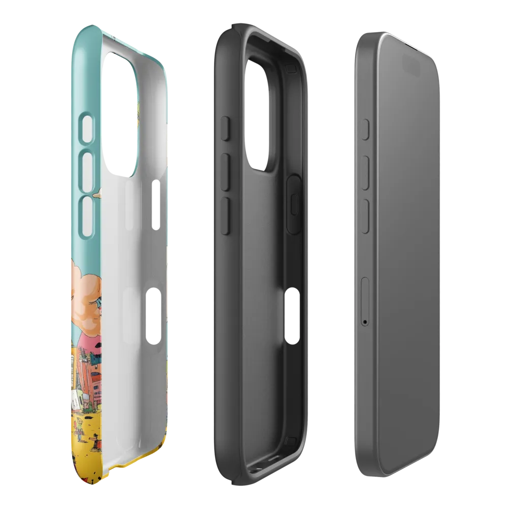 Urban Fantasia: A Whimsical Encounter | Phone Case |  16 Pro | Tough Case | Glossy