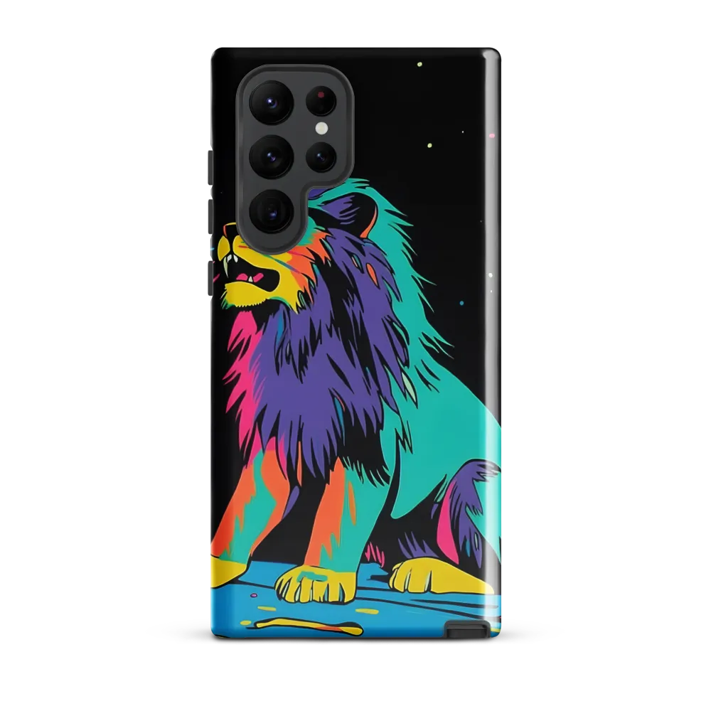 Roaring Colors: The Neon Lion