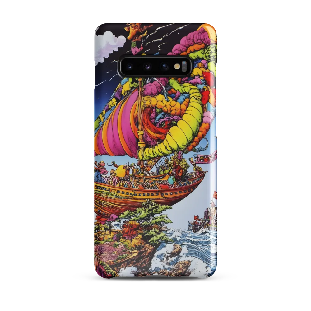 Voyage of Whimsy: A Surreal Sailor's Dream | Phone Case |  S10 Plus | Snap Case | Glossy