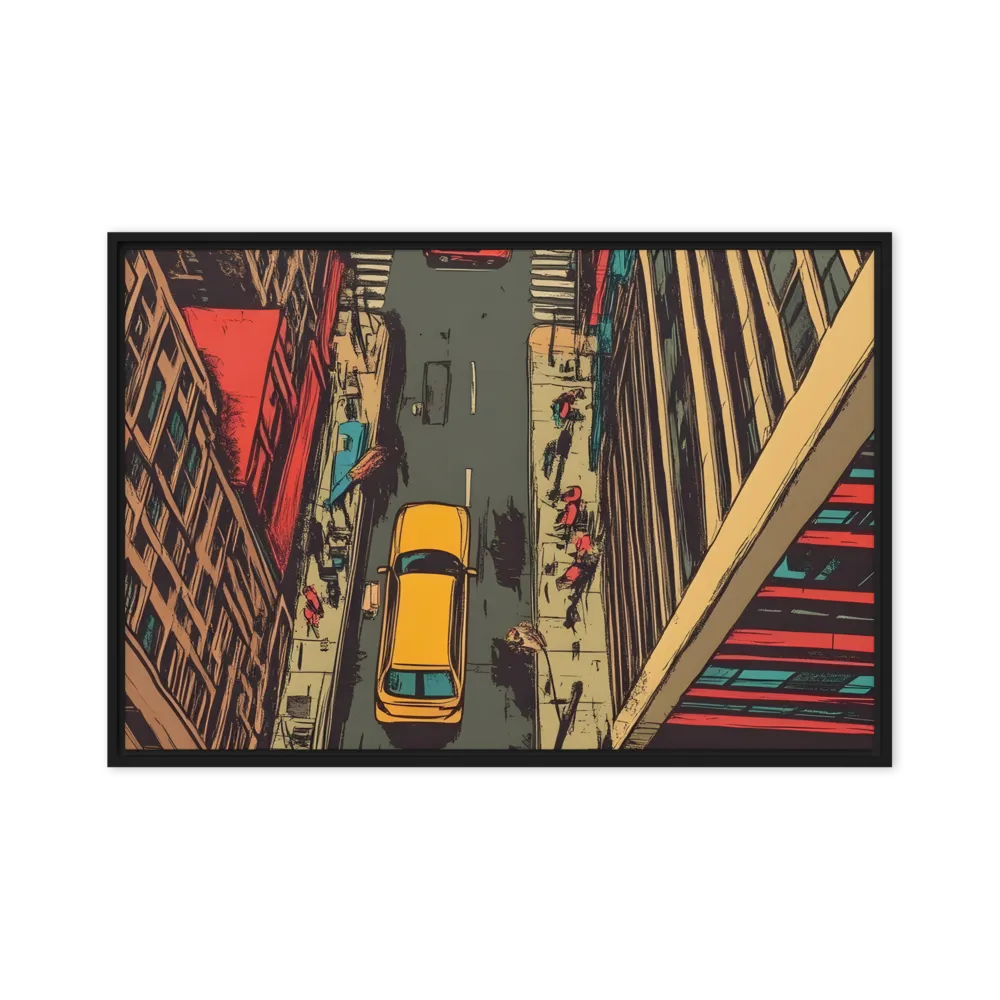 Urban Symphony | Canvas with Black Frame | 20″×30″