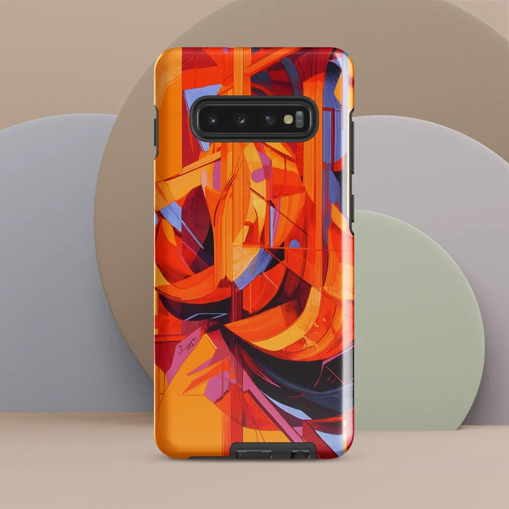 Dynamic Abstract Symphony | Phone Case |  S10 Plus | Tough Case | Glossy