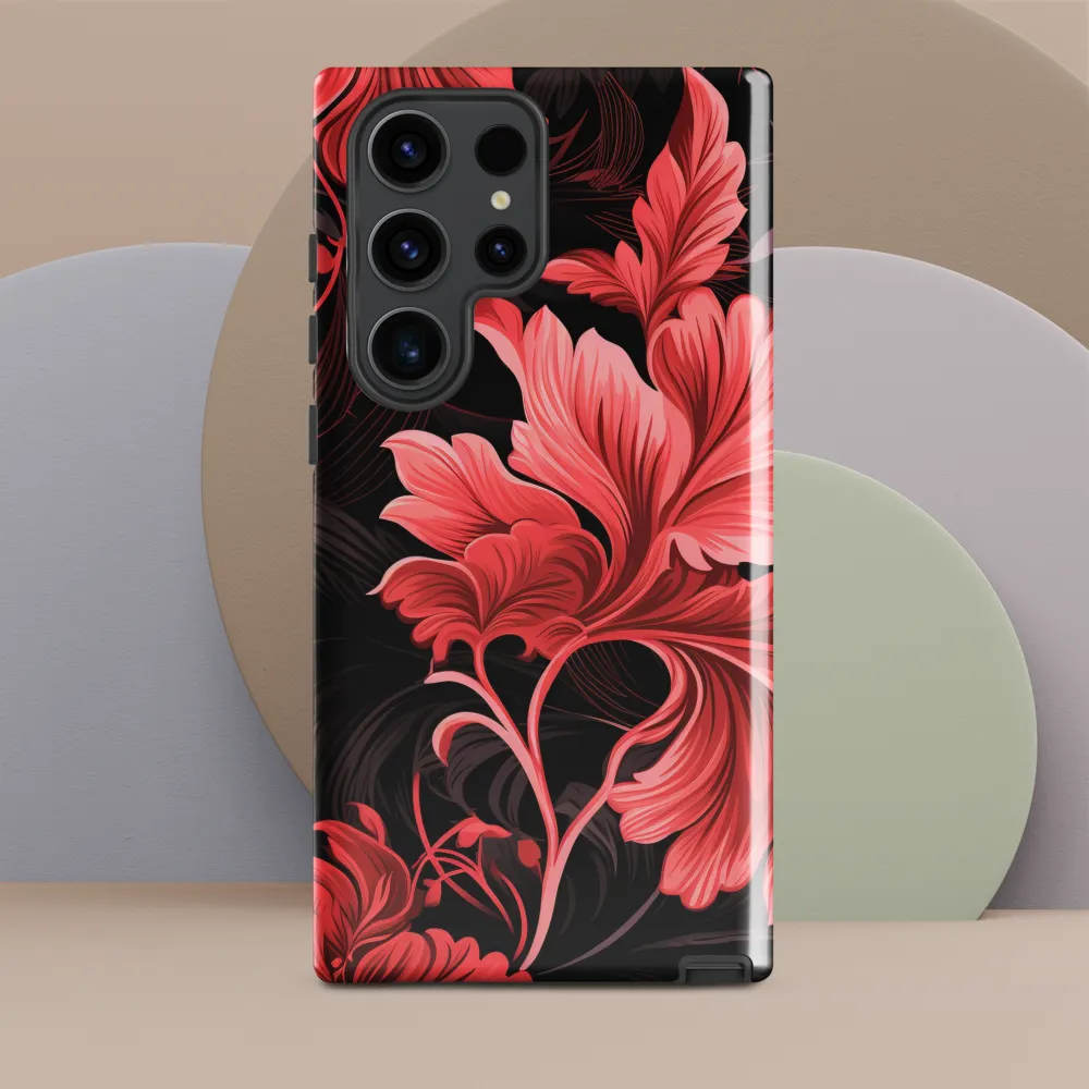 Tropical Elegance in Red