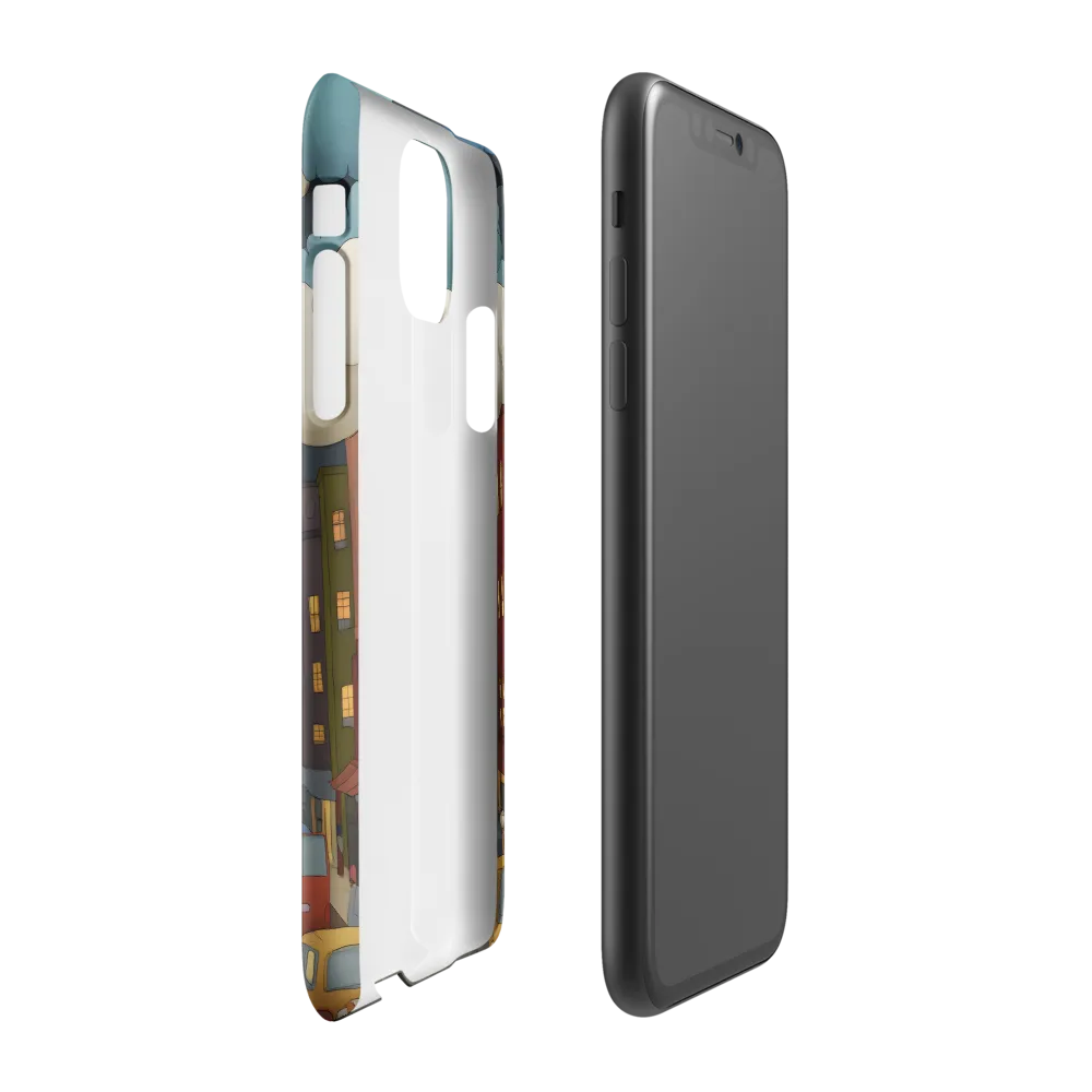 Urban Symphony: A City Awakens at Dusk | Phone Case |  11 | Snap Case | Glossy