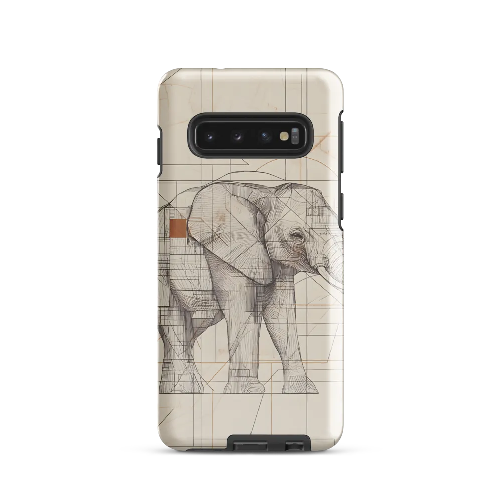 Geometric Elegance: The Steel Elephant