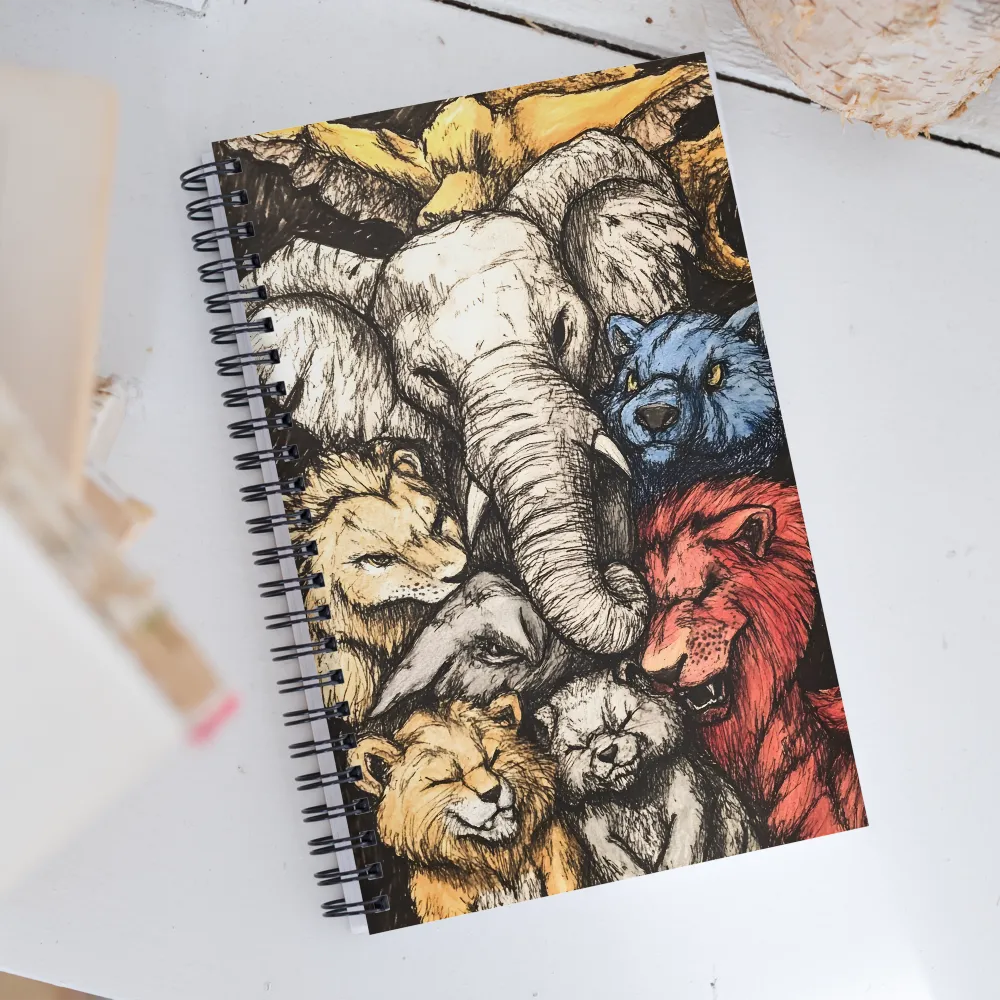 Majestic Unity of the Wild | Spiral Notebook