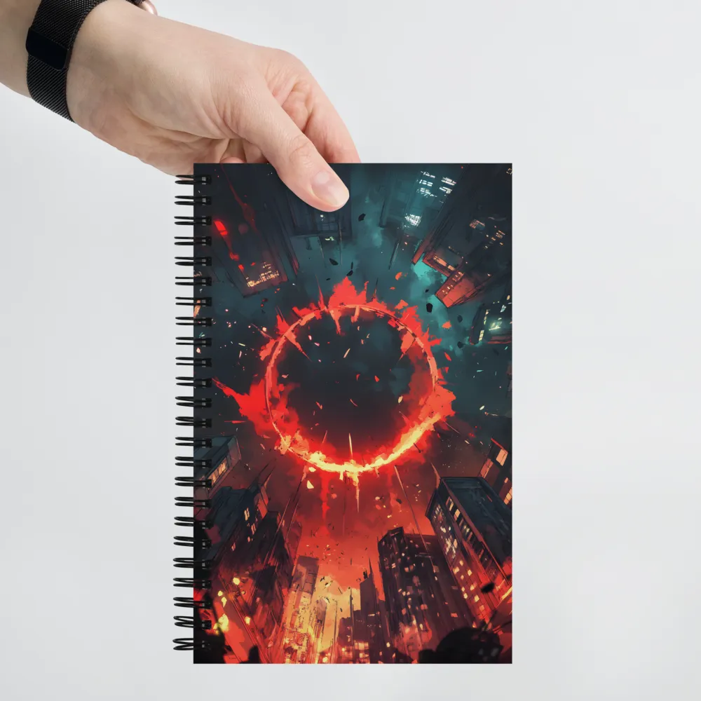 Eclipse of Destruction | Spiral Notebook