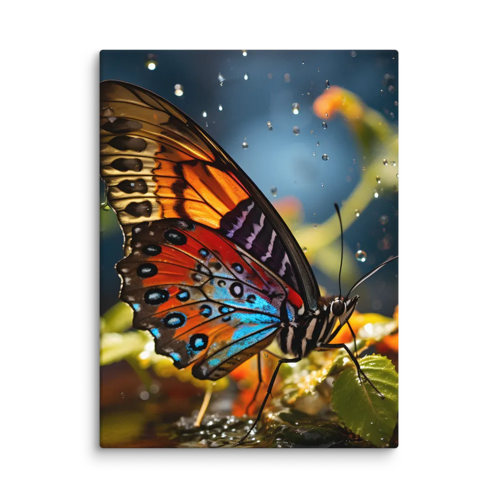 Dance of Colors: The Butterfly's Elegance | Canvas | 24″×32″