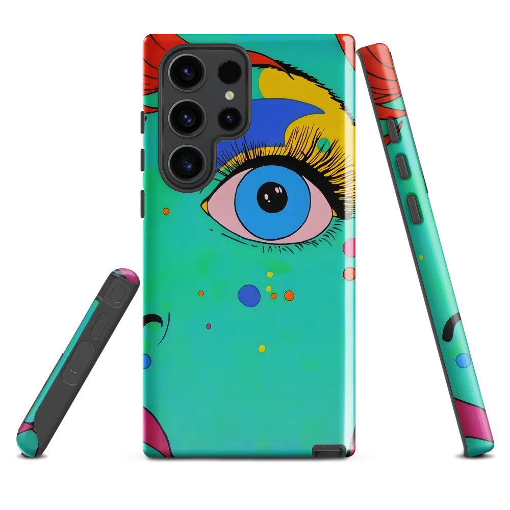 Vibrant Gaze | Phone Case |  S23 Ultra | Tough Case | Glossy