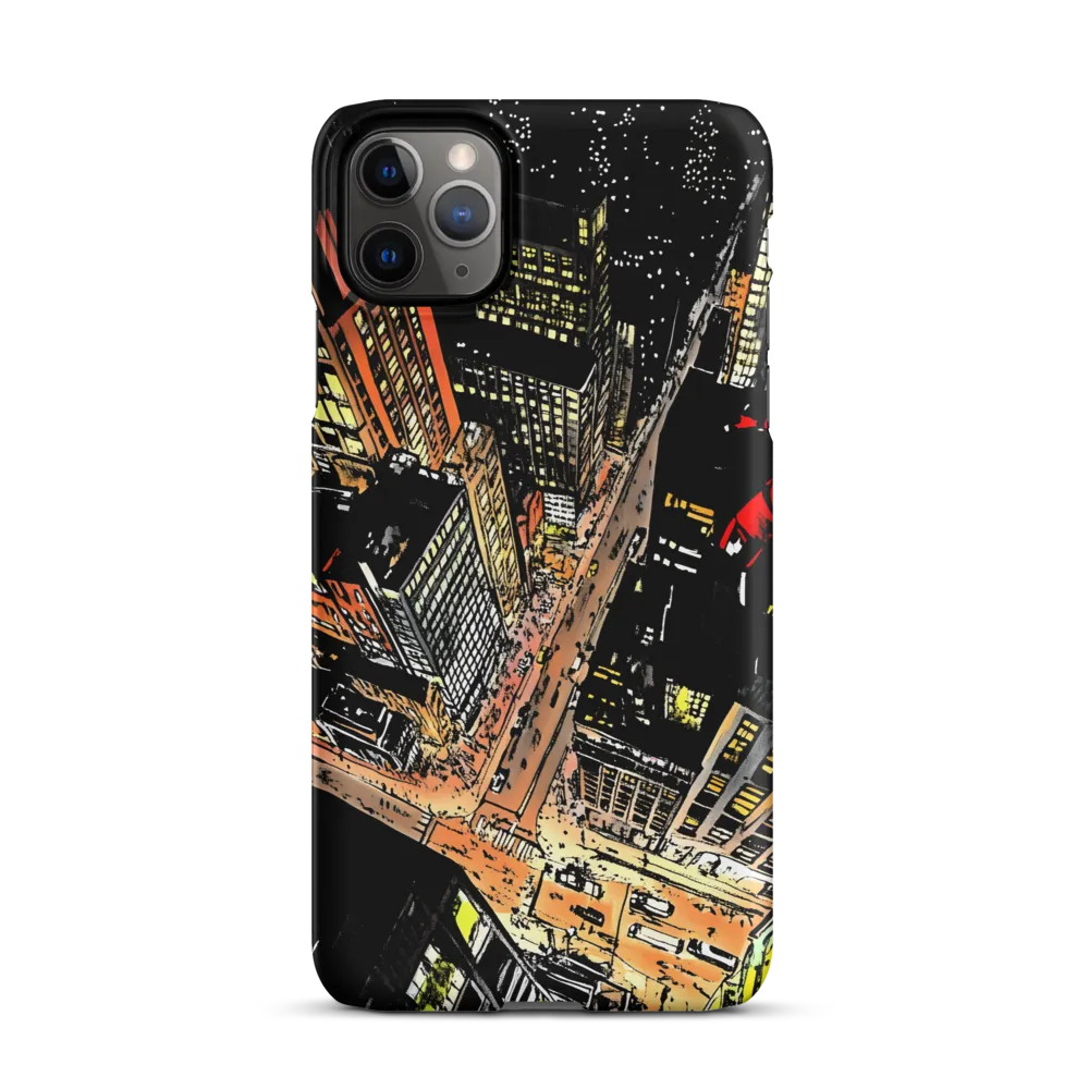 Urban Nightscape: A Bird's-eye View