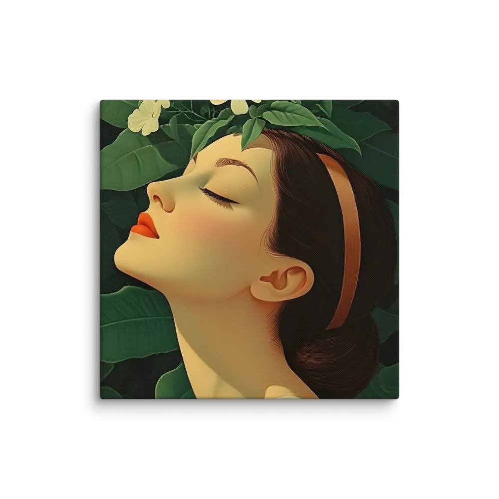 Serenity in Bloom | Canvas | 18″×18″