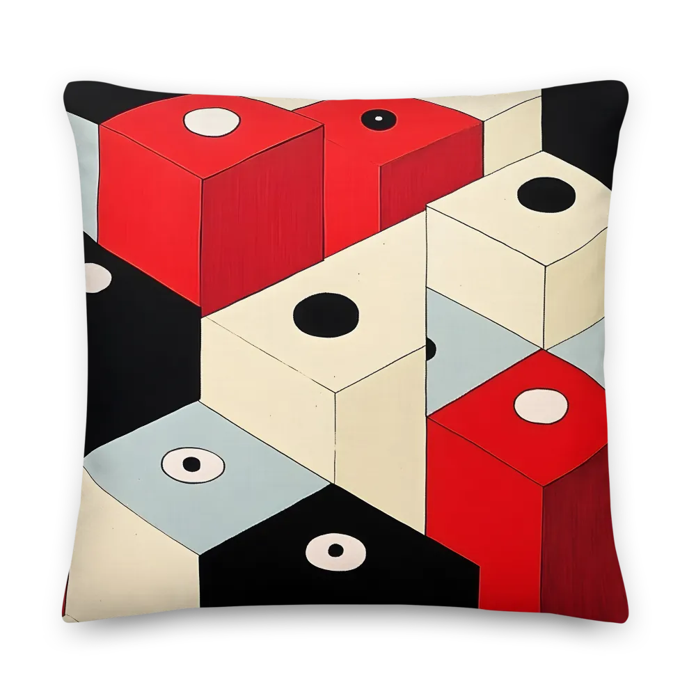 Dynamic Cubism | Pillow | 22″×22″