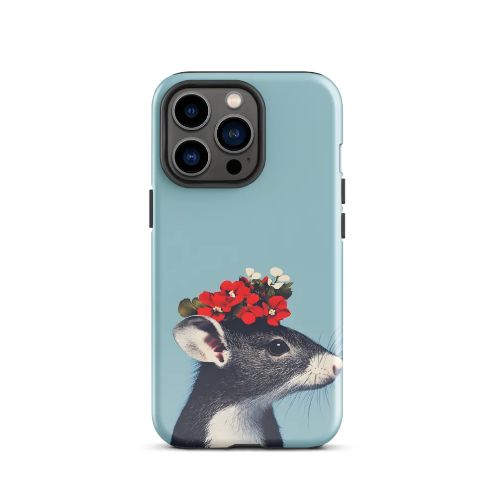 Whimsical Flora: A Mouse's Floral Crown