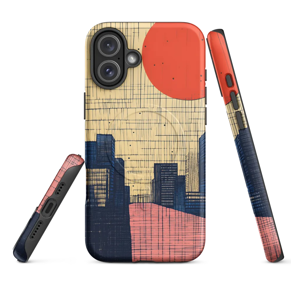 Urban Echoes: A Minimalist Cityscape