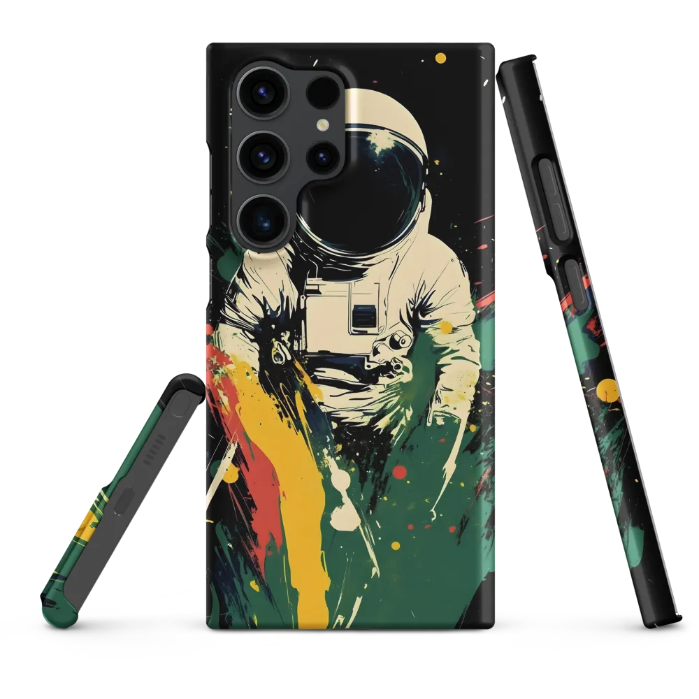 Cosmic Splash: The Astronaut's Journey