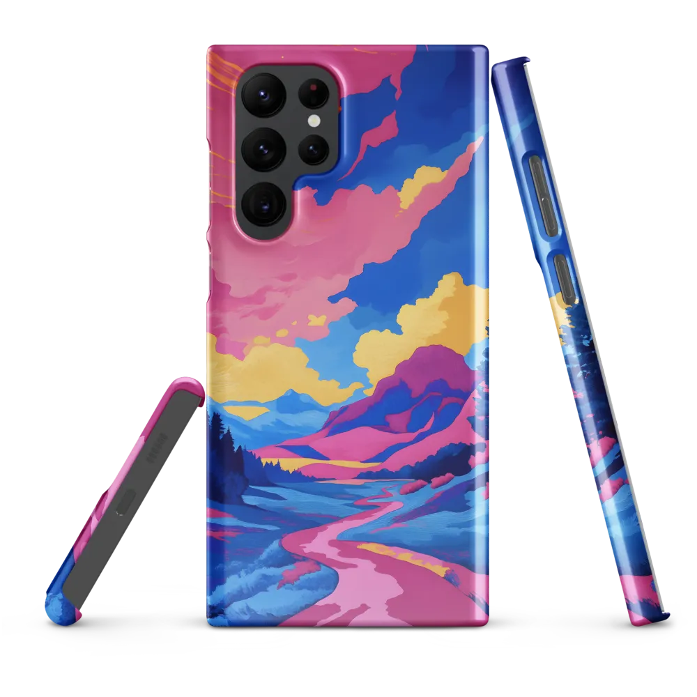 Dreamscape: The Serene River | Phone Case |  S22 Ultra | Snap Case | Glossy