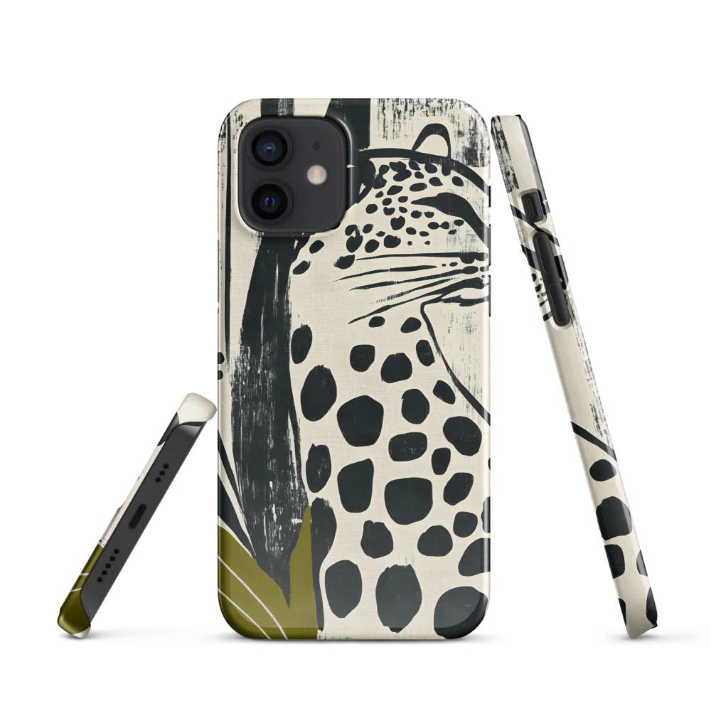 Leopard in Silhouette: A Modern Appeal | Phone Case |  12 | Snap Case | Glossy
