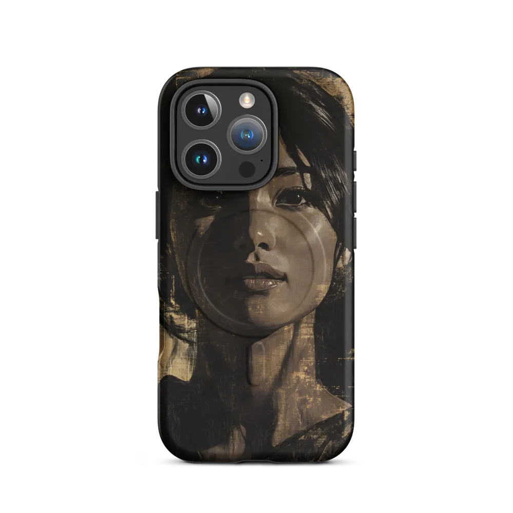 Golden Gaze: A Contemporary Portrait