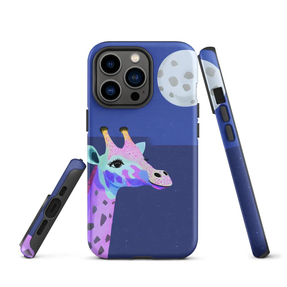 Whimsical Giraffe Under the Stars