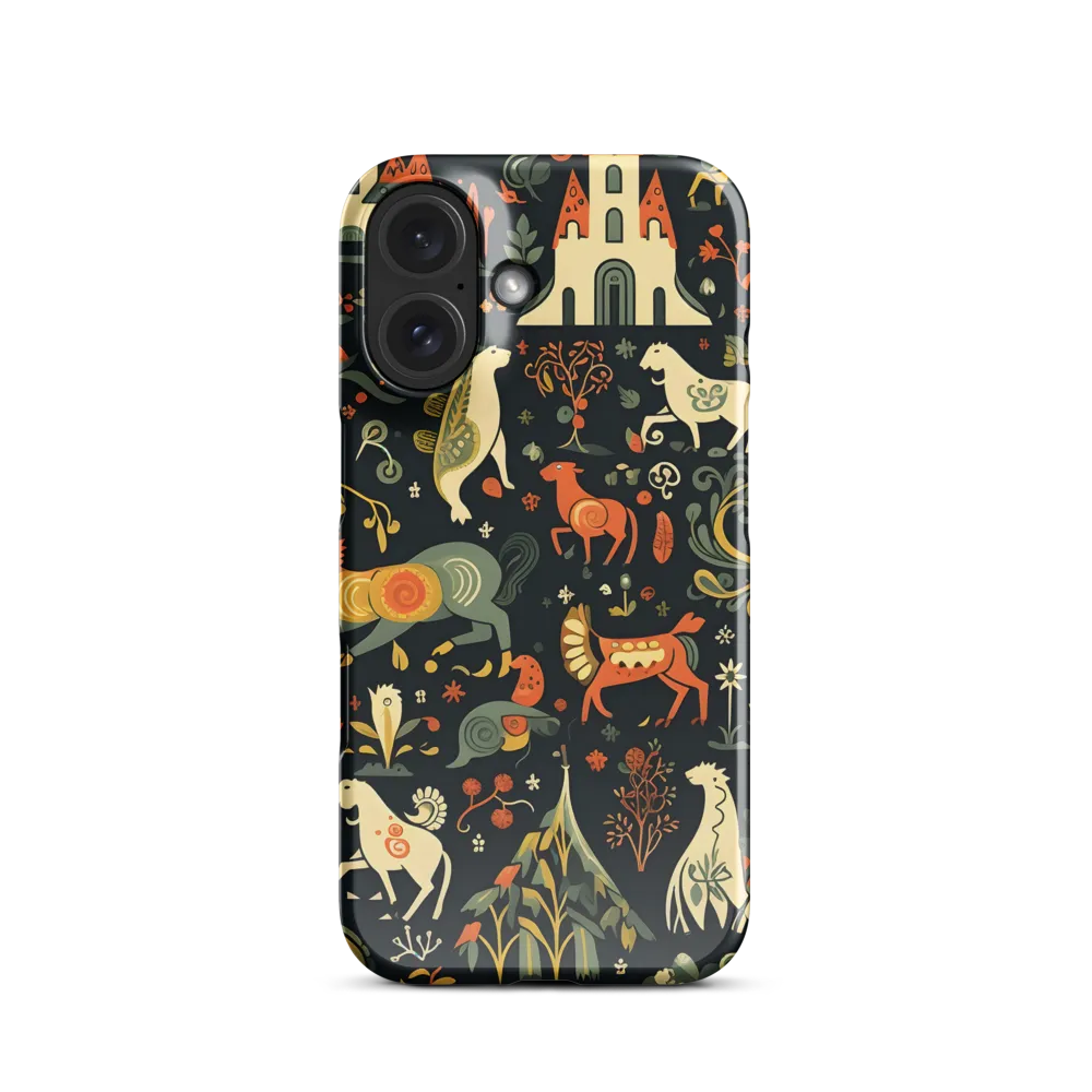 Whimsical Forest: A Folk Art Journey | Phone Case |  16 | Snap Case | Glossy