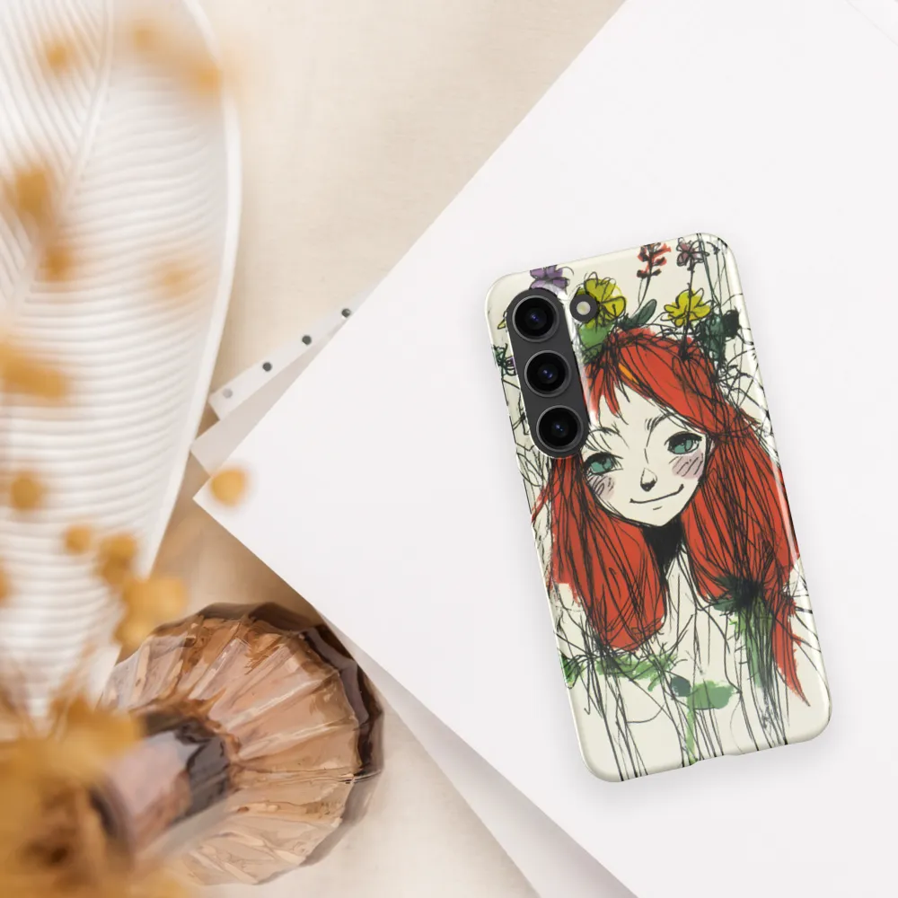 Whimsical Floral Portrait