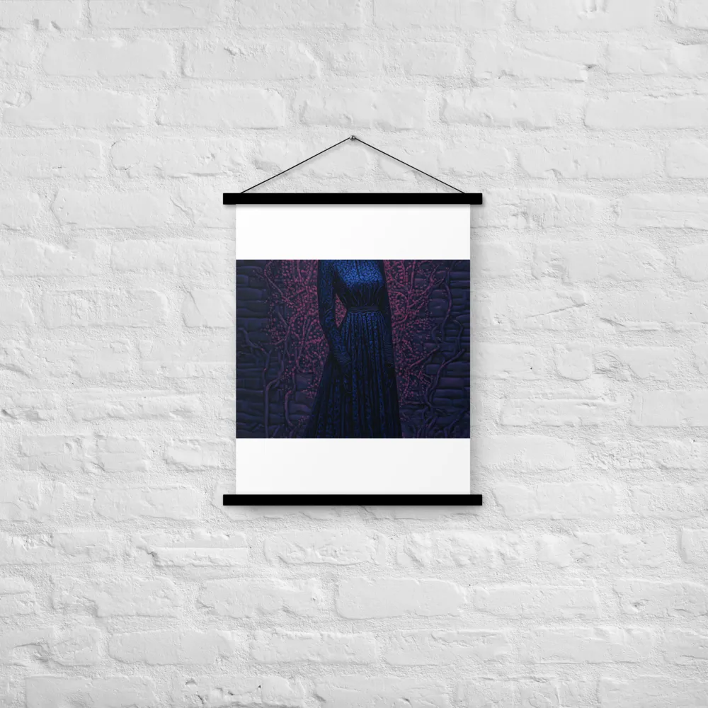Veil of Enigma | Poster With Black Wood Hanger | 18″×24″