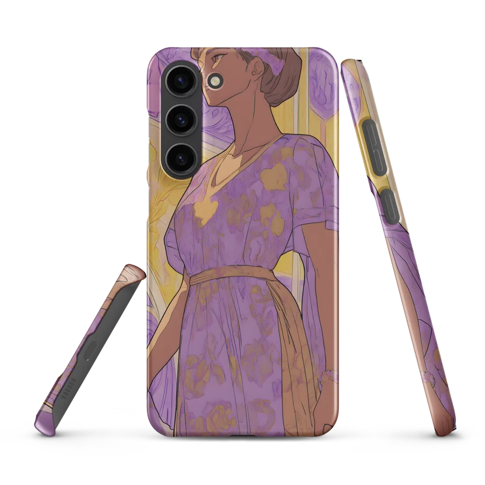 Elegance in Floral Harmony | Phone Case |  S23 Plus | Snap Case | Matte