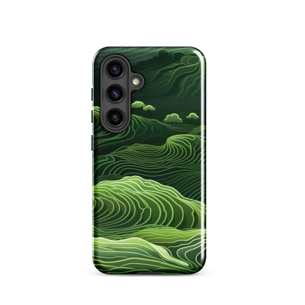 Whispers of Green Hills | Phone Case |  S24 | Tough Case | Glossy