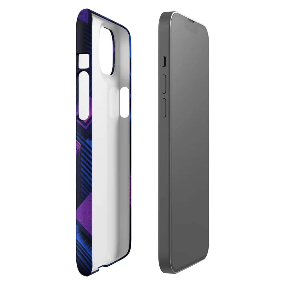 Geometric Dreams in Blue and Purple
