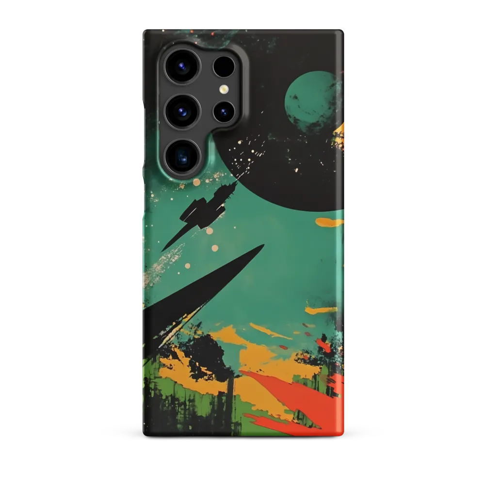 Journey Through the Cosmic Canvas | Phone Case |  S24 Ultra | Snap Case | Matte
